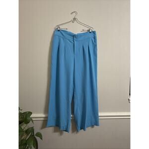 Torrid, Blue Flowy Trousers, Plus Size 14